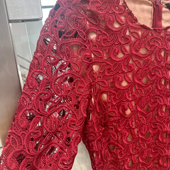 Lace structured dress - Picture 2 of 3